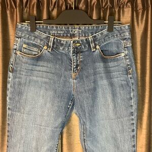 Ann Taylor LOFT Curvy Boot Cut Jeans 10P